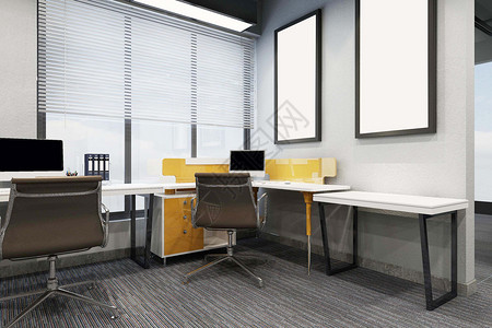 会议桌椅办公空间设计图片