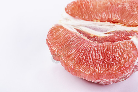 橙肉ps素材新鲜红心蜜柚背景