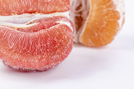 红柚果肉新鲜红心蜜柚背景