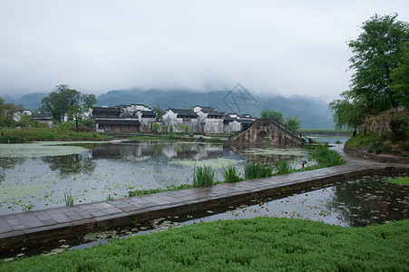 孔坎安徽歙呈坎背景