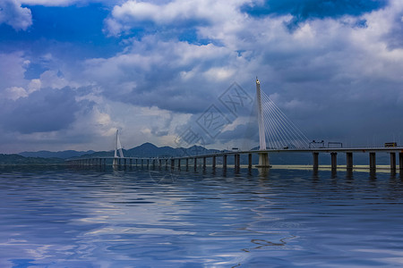 深圳湾大桥背景图片