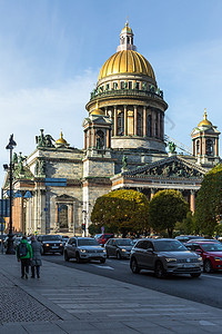 圣彼得堡著名景点圣以撒大教堂图片