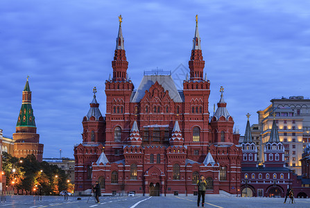 莫斯科红场国家历史博物馆高清图片