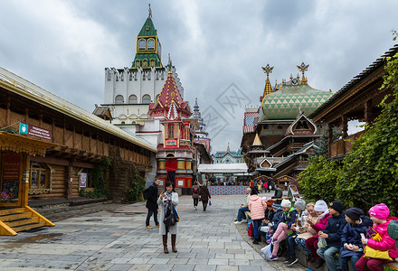 莫斯科著名的一只蚂蚁市场背景图片
