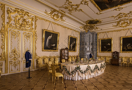 俄罗斯圣彼得堡叶卡捷琳娜宫内部高清图片