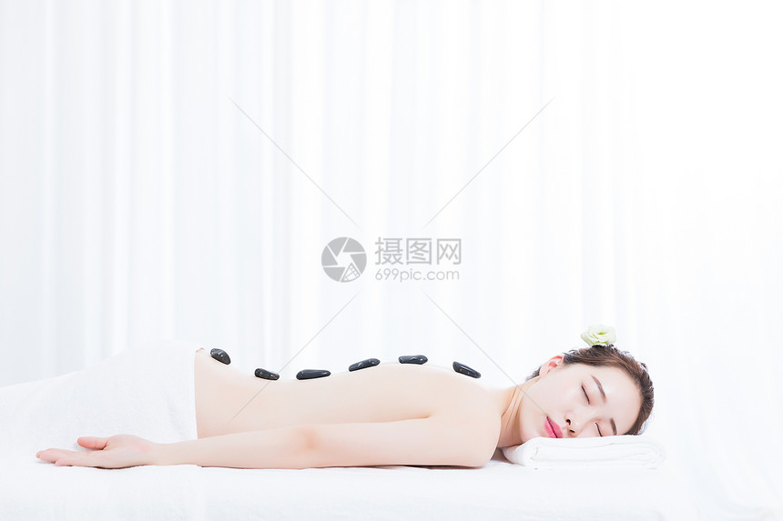 女性养生SPA理疗图片