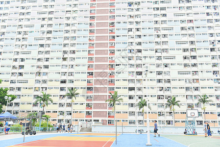 香港彩虹屋村背景