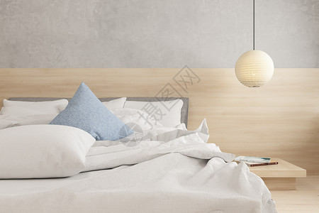 家居卧室模型日式极简家居设计图片