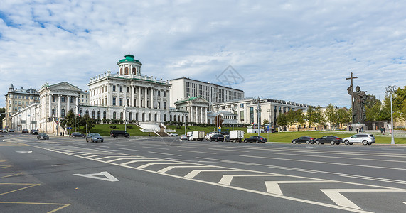 莫斯科列宁图书馆背景