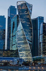 莫斯科著名商业区莫斯科城高清图片