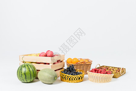 水果丰收背景图片