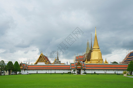 曼谷地标泰国曼谷大皇宫背景