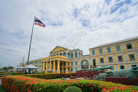 泰国曼谷政府办公楼背景图片