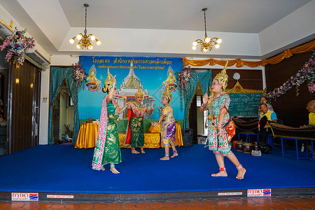 泰国舞泰国传统舞蹈背景