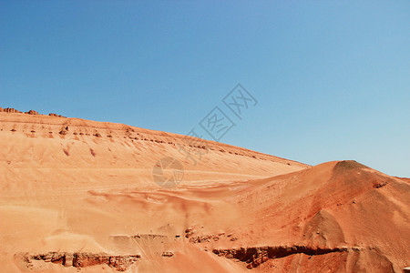 新疆吐鲁番火焰山背景图片