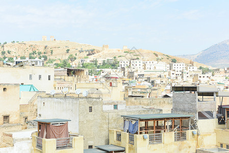 摩洛哥菲斯古城背景