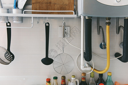 热水器图片厨房用具背景