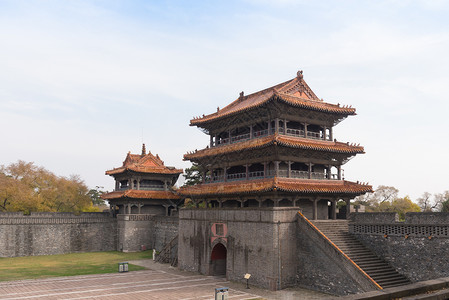 小沈阳沈阳世界文化遗产清福陵背景