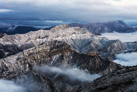 野牛牛背山风光系列背景