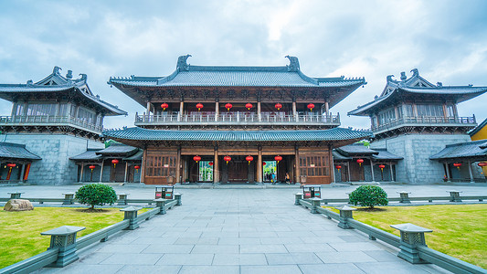 浙江雪窦寺背景