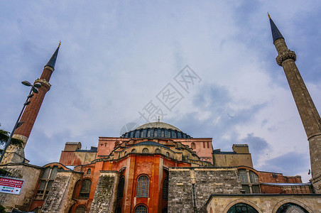 尼加拉土耳其伊斯坦布尔奇力克阿里帕夏清真寺背景