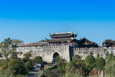 贵州贵阳青岩古镇背景图片