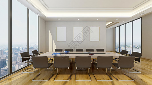 室内会议室会议室装饰高清图片