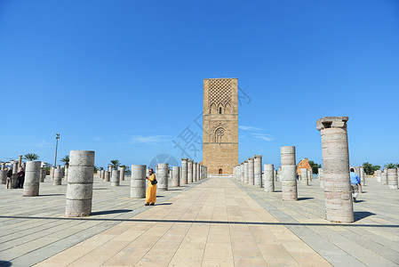 摩洛哥拉巴特哈桑塔高清图片