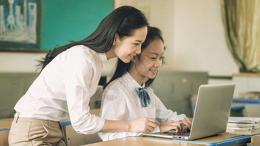 教学白板青少年网上学习背景