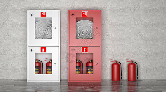 室外消火栓消防用具设计图片