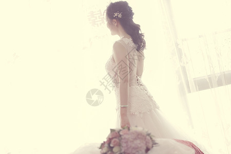 婚礼背影背景图片