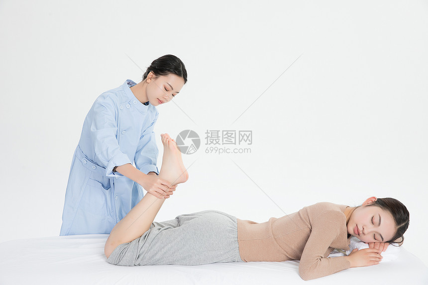 美女养生按摩图片