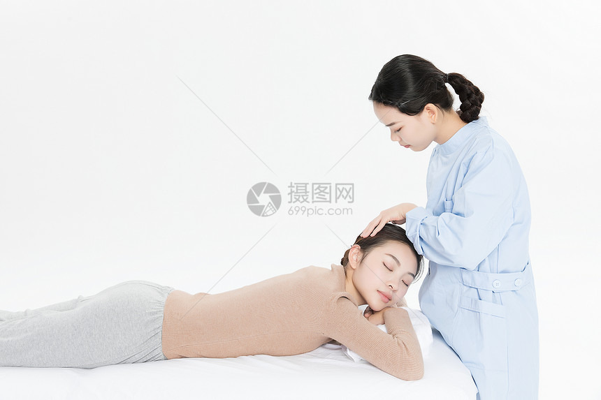 美女养生按摩图片