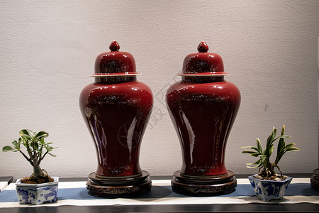 瓷器瓷瓶背景图片