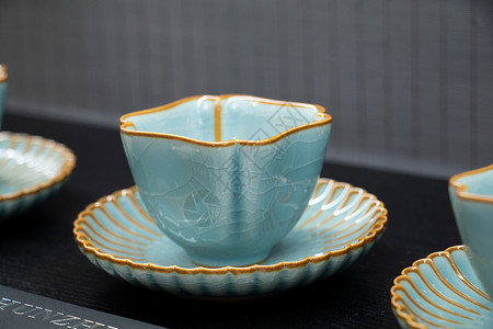 茶杯茶具中式瓷器高清图片