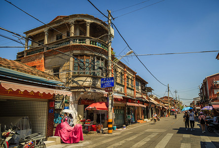 泉州西街西街十字路高清图片