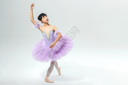 跳芭蕾的女孩背景图片