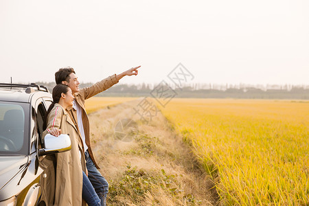 酒窝美女人车生活情侣背景