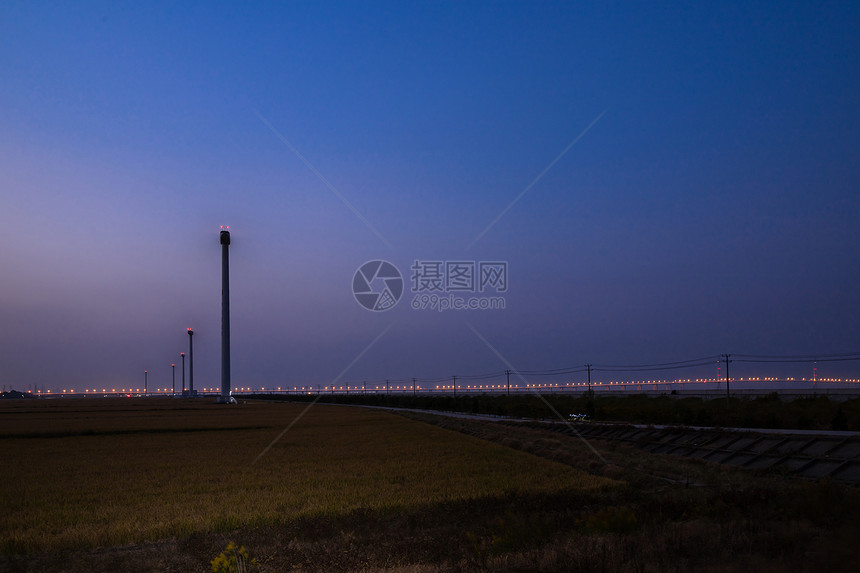 长兴岛夜晚图片