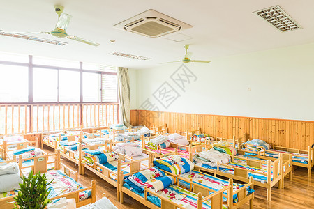 幼儿园寝室环境背景图片