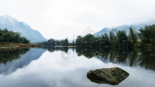 上海市素材上海市闵行区浦江镇乡村美景背景