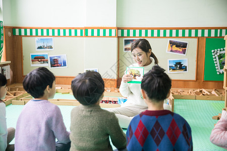 幼儿园幼师教育儿童背景图片