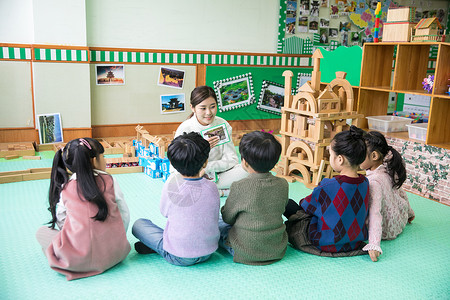 幼儿园幼师教育儿童背景图片