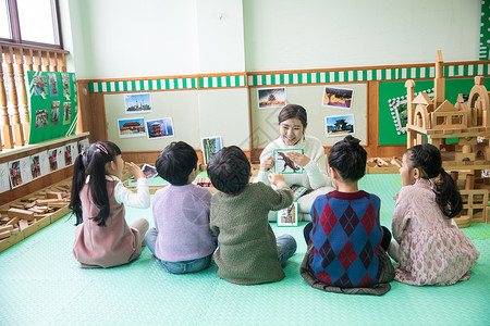 幼儿园幼师教育儿童背景图片