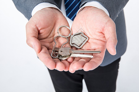 出售房子素材房产交房钥匙背景