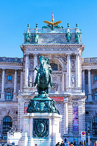 维也纳皇宫雕塑霍夫堡宫图片