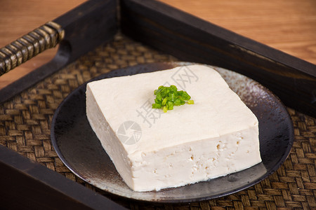 嫩豆腐美食白豆腐高清图片