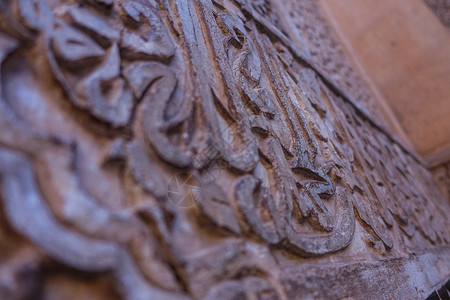 摩洛哥木雕花纹细节图片