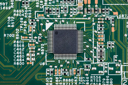 技术核心芯片电路板背景