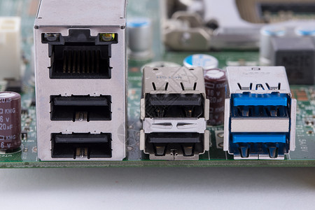 电路接口Usb端口高清图片